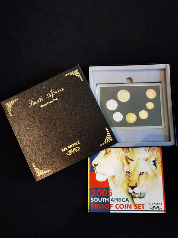 2005 South Africa Proof Set - Mintage   1944