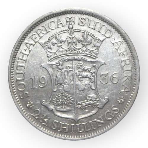 1936 Two and Half Shillings Union of SA