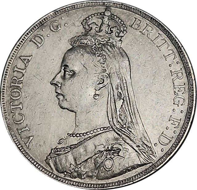 5 (FIVE) SHILLINGS - CROWN - 1890
