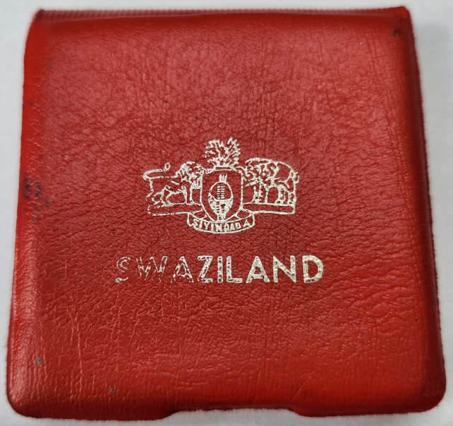 10 (TEN) EMALANGENI - 1975 - 1 Ounce Silver PROOF Coin - SWAZILAND - RARE and Awesome Coin !