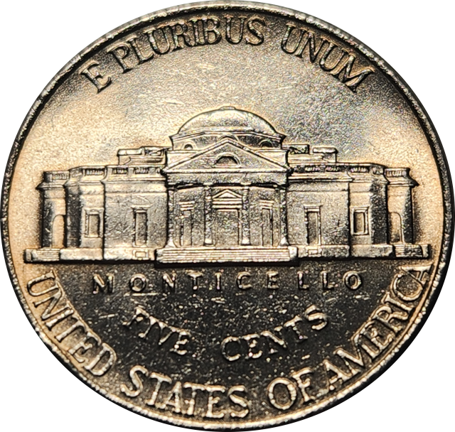 5 (FIVE) CENTS - 2001 P - United States - EF - Great Coin !
