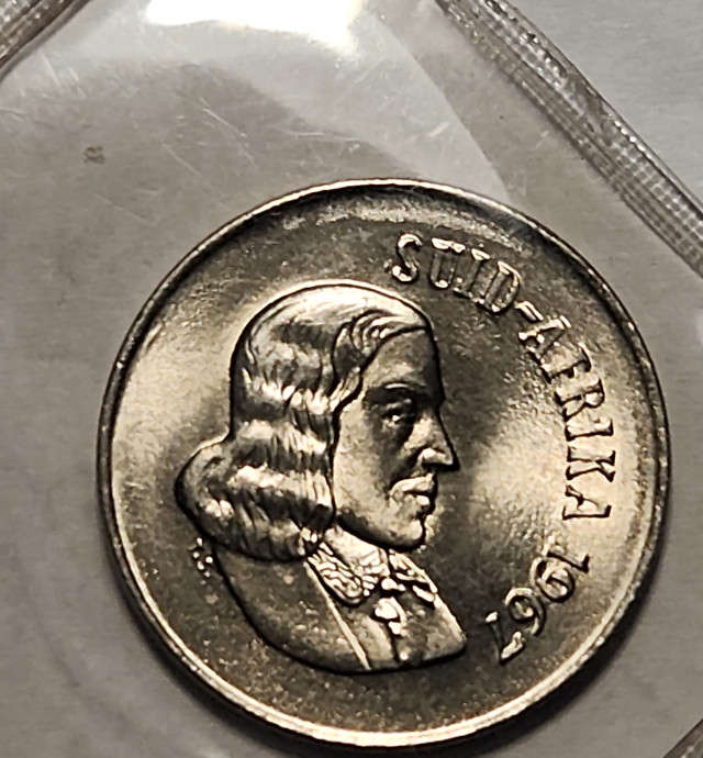 20c (TWENTY) Cent - 1967 - Afrikaans - Mint pack coin - UNC - Creat Coin !