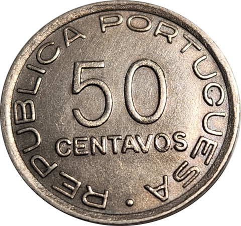 50 (FIFTY) CENTAVOS- 1936 - MOZAMBIQUE - Very Good coin !
