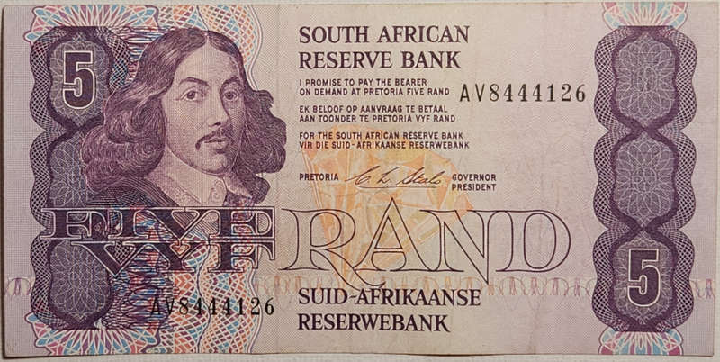 5 (FIVE) RAND - CL STALS - AV8444126 - Very Good