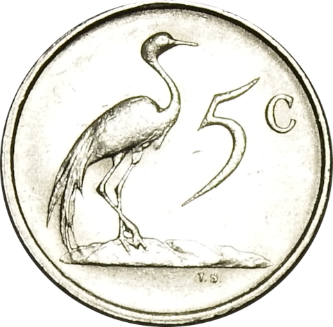 5 (FIVE) CENTS - 1987 - VF