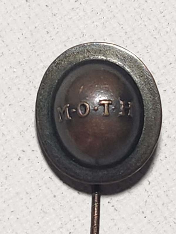 M.O.T.H PIN BADGE - Great Condition