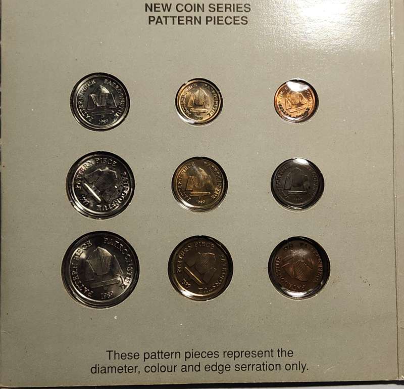 1989 - S.A. MINT - NEW COINS South Africa - Pattern Pieces