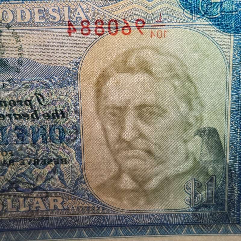 1 (ONE) DOLLAR - 1978 - Rhodesia - Choice BRILLIANT Uncirculated  B/UNC - L104 - FANTASTIC Note !!