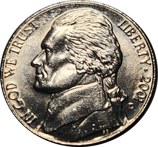 5 (FIVE) CENTS - 2001 D - United States - UNC - Brilliant coin