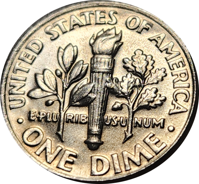 1 (ONE) DIME - 2000 D - United States - UNC - Fantastically Brilliant Coin !