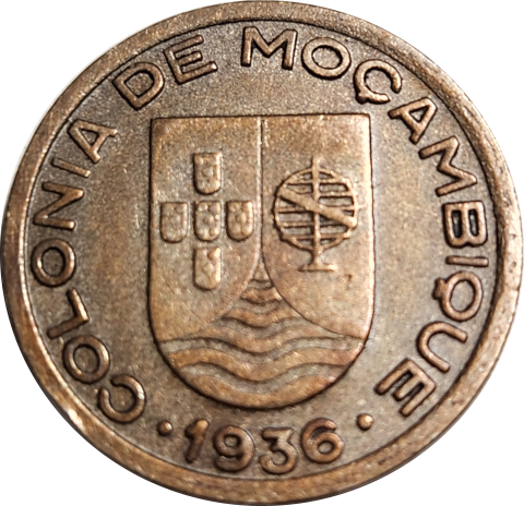 50 (FIFTY) CENTAVOS- 1936 - MOZAMBIQUE - Good coin !