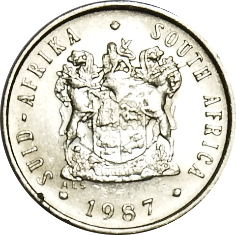 5 (FIVE) CENTS - 1987 - VF