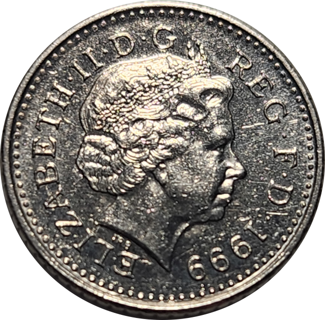 5 (FIVE) PENCE - 1999 - Great Britain - EF+
