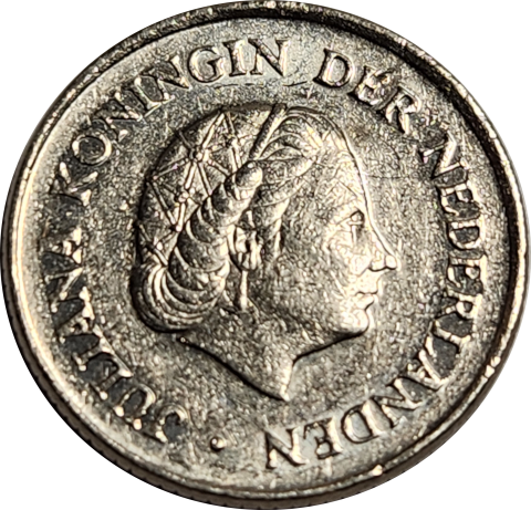 25 (TWENTY FIVE) CENT - 1972 - Netherlands