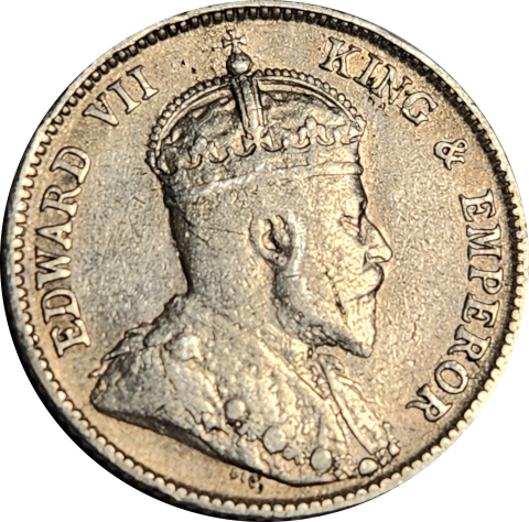 25 (TWENTY FIVE) CENTS - 1910 - East Africa UGANDA Protectorates