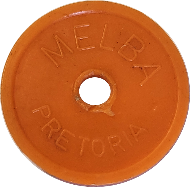 1 (ONE) LITER/Litre - MELBA MILK Token - Orange colour