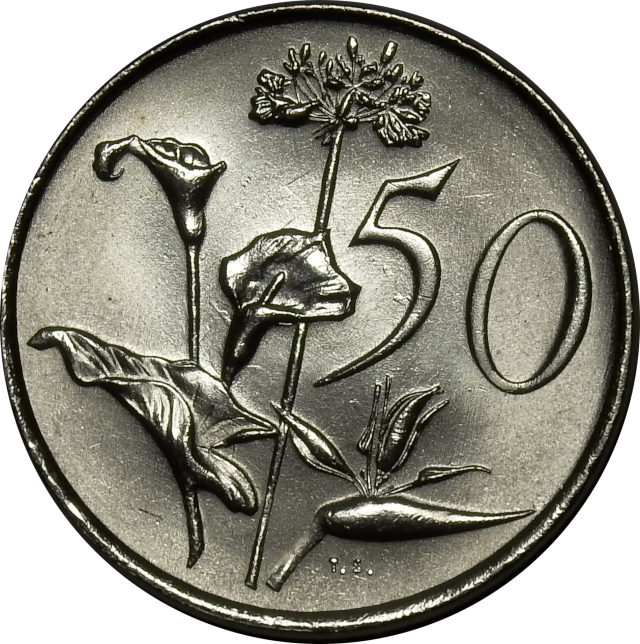 50 (FIFTY) Cents - 1990 in UNC condition - Great Coin !