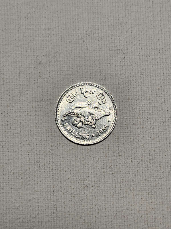 1 (ONE) SHILLING - 1986 - GRC - Gold Reef City