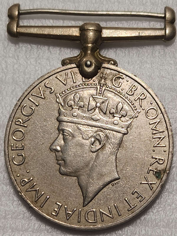 1939-1945 WWII MEDAL -C.P Vickham - 29.93G