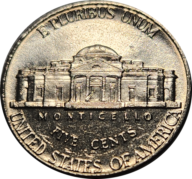 5 (FIVE) CENTS - 2001 D - United States