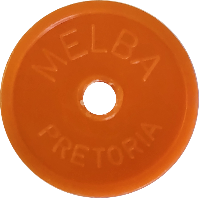 1 (ONE) LITER/Litre - MELBA MILK Token - Orange colour