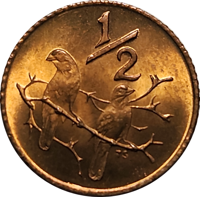 1/2 (HALF) CENT - 1970 - UNC
