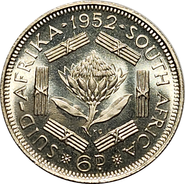 6 (SIX) PENCE 1952 - Proof  - Fantastic Coin !
