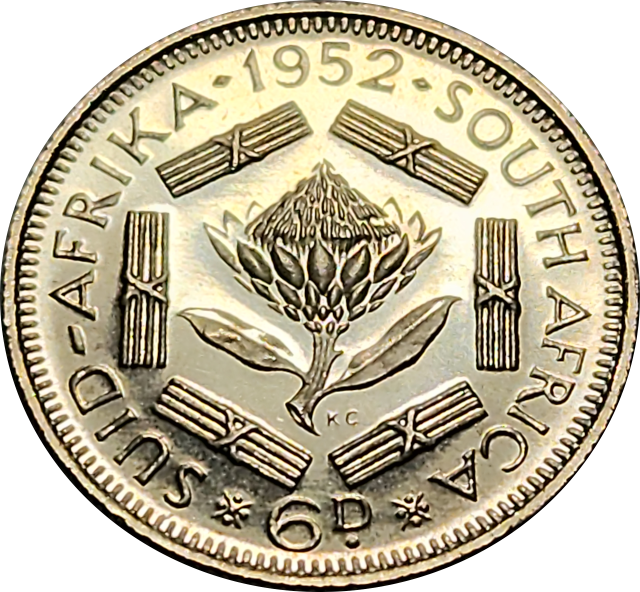 6 (SIX) PENCE 1952 - Proof  - Fantastic Coin !