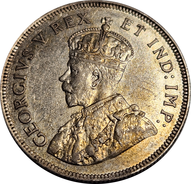 1 (ONE) SHILLING - 1924 - EAST AFRICA - George V - VERY good condition !