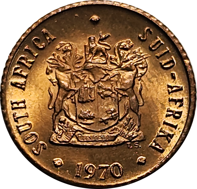 1/2 (HALF) CENT - 1970 - UNC