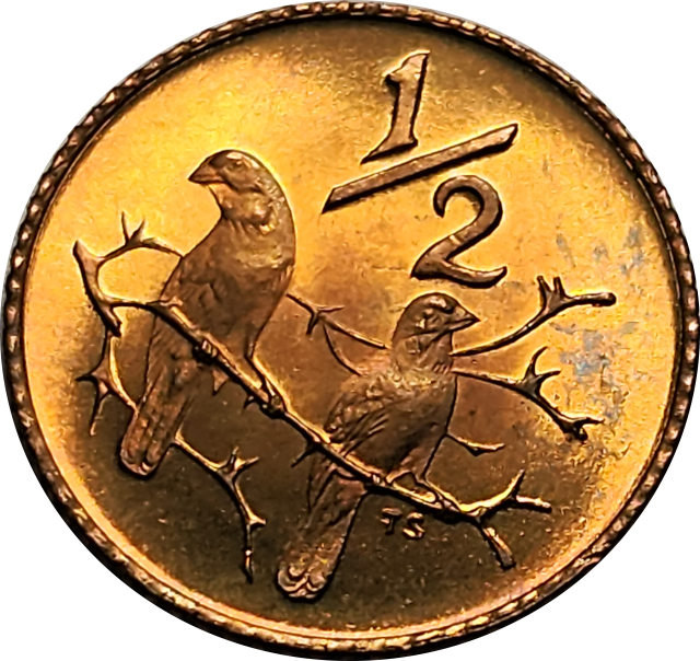 1/2 (HALF) CENT - 1970 - UNC