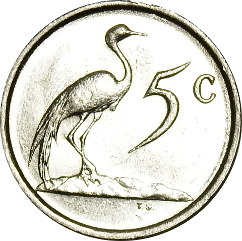 5 (FIVE) CENTS - 1988 - EF+