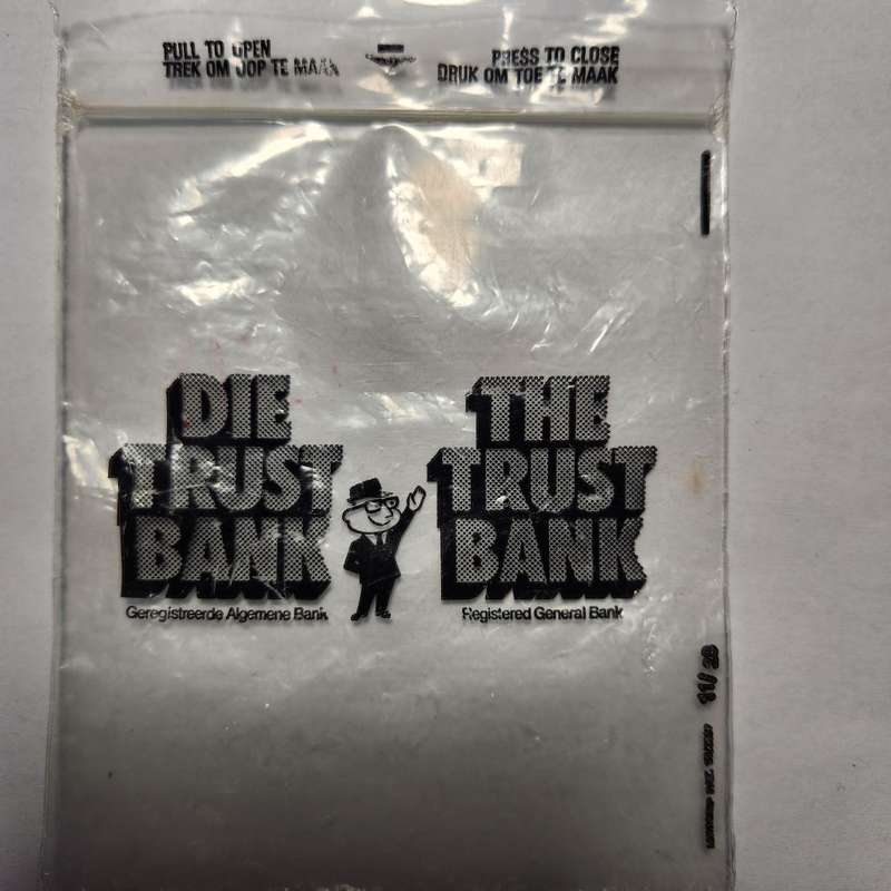 Bank Bags x 2 - Trust Bank and United - Hard to get these days !