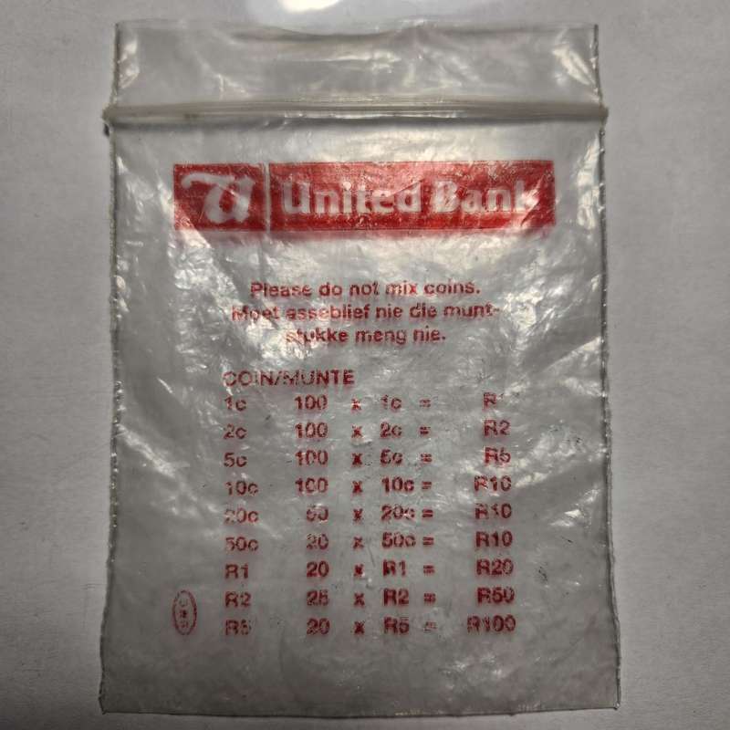 Bank Bags x 2 - Trust Bank and United - Hard to get these days !