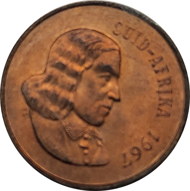 2c (TWO) Cent - 1967 - Afrikaans - Mint pack coin - UNC - Great Coin !