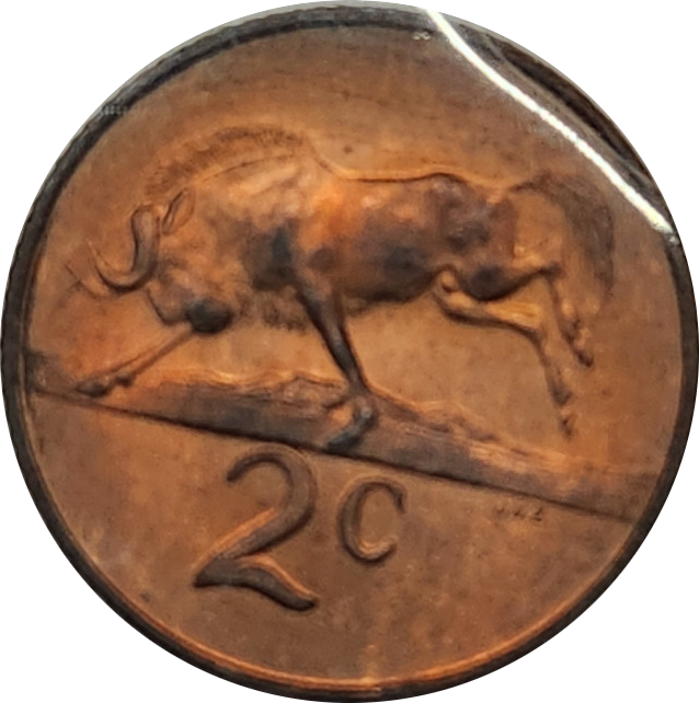 2c (TWO) Cent - 1967 - Afrikaans - Mint pack coin - UNC - Great Coin !