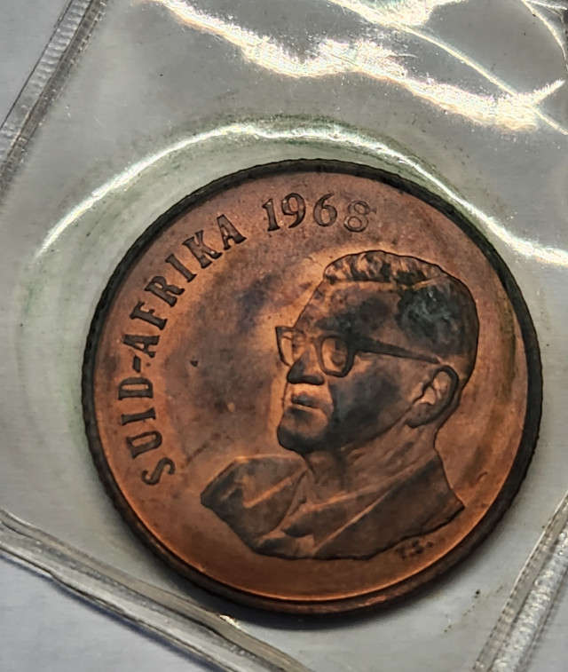 2c (TWO) Cent - 1968 - Afrikaans - Mint pack coin - UNC - Great Coin !