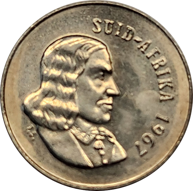 5c (FIVE) Cent - 1967 - Afrikaans - Mint pack coin - UNC - Great Coin !