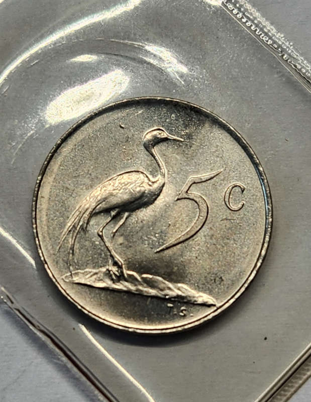 5c (FIVE) Cent - 1968 - English - Mint pack coin - UNC - Great Coin !