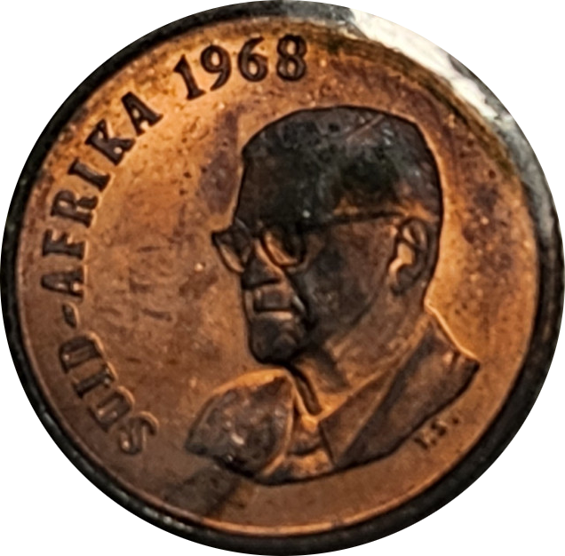 1c (ONE) Cent - 1968 - Afrikaans - Mint pack coin - UNC - Great Coin !