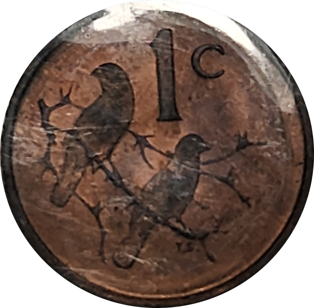 1c (ONE) Cent - 1967 - Afrikaans - Mint pack coin - UNC - Great Coin !