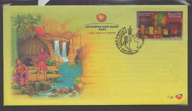 RSA - World Summit FDC 7.36 - SACC 1481