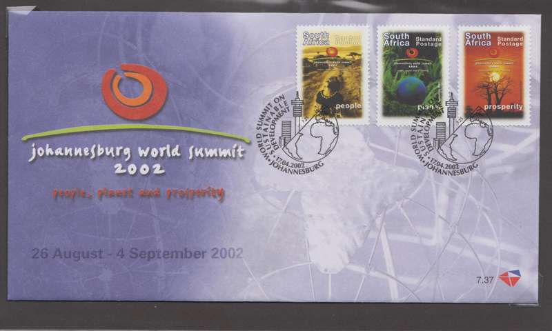 RSA - World Summit FDC 7.37 - SACC 1482