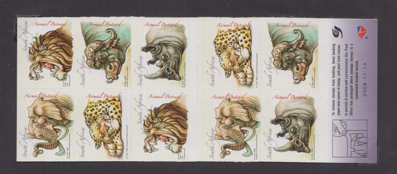 RSA - Big Five Cartoon Design Booklet No. 76- SACC 1916