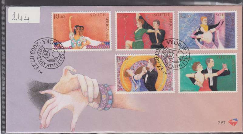 RSA - Ballroom Dancing FDC 7.57 - SACC 1551-1555