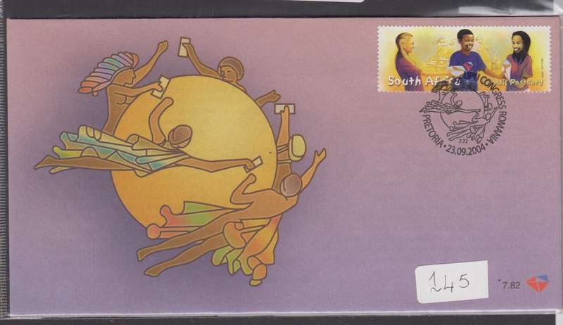 RSA - UPU Congress Romania FDC 7.82 - SACC 1668