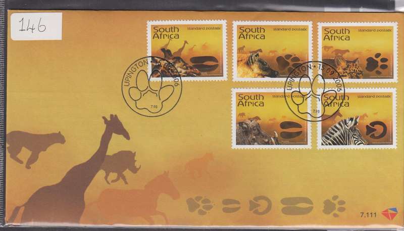 RSA - Animal Tracks FDC 7.111 - SACC 1790-1799