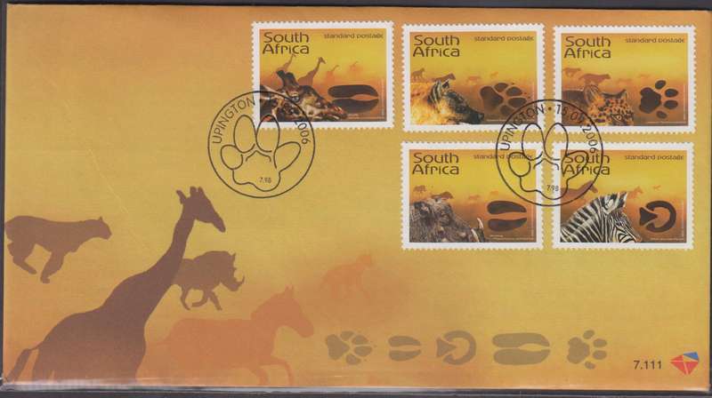 RSA - Animal Tracks FDC 7.111 - SACC 1790-1799