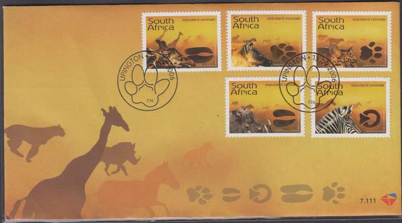 RSA - Annimal Tracks FDC 7.111 - SACC 1790-1799
