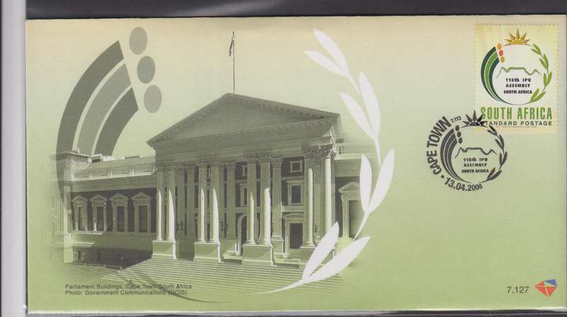 RSA - 118th Inter Parliament FDC 7.127 - SACC 1854